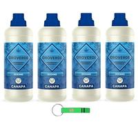 Oroverde Suavizante Océano - Suavizante concentrado con aroma a cáñamo, fórmula concentrada, rica en aceites vegetales, 30 lavados, 750 ml + llavero Beni Culinari gratuito