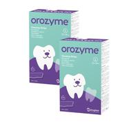 Orozyme Tiras masticables Talla L | Para perros grandes | 2 x 141 g | Ecuphar | Complemento alimenticio | Para la higiene bucal y el cuidado dental diarios | Paquete Doble