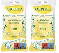 Orphea, línea de limpieza, hojas de perfume para ropa sucia, aroma a flores, apto para abrigos de lana, seda, lino y algodón, paquete que contiene 12 hojas (Paquete de 2)