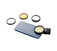Orphek Extra Wide Coral Lens - Kit para DSRL 52mm y Todos los Smartphones 4 Incluidos: Macro, CPL Polarizado, 15,000k Naranja, 20,000k Amarillo - Fabricado en Vidrio - ¡Mejor Fotografía!