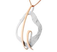 Orphelia Colgante de Mujer con Cadena de Plata 925 parcialmente rodiada ZH-7207, 24 cm, Plata esterlina