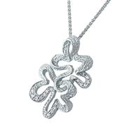 Orphelia - Colgante para Mujer con Cadena de Plata 925 rodiada y circonitas, Cubic Zirconia,