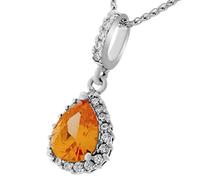 Orphelia Collar con Colgante Mujer Plata - ZH-7226/CI/1