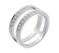 Orphelia Mujer Plata de Ley (925/1000) Plata Redondo incoloro circón