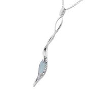ORPHELIA Mujer plata de ley 925 plata azul madre perla