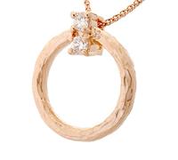 Orphelia Mujer Plata de Ley 925 Plata Corte Brillante Redondo Blanco circonita FASHIONNECKLACEBRACELETANKLET