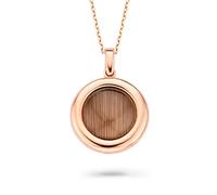 Orphelia Mujer Plata de Ley 925 Plata Corte Brillante Redondo marrón circonita FASHIONNECKLACEBRACELETANKLET