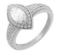 Orphelia Mujer plata de ley 925 plata marquesa blanco Cubic Zirconia