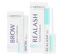 Orphica Realash & Brow Set - Acondicionador Fortalecedor de Cejas 4 ml + Acondicionador Alargador y Densificador de Pestañas 3 ml