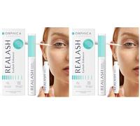 ORPHICA Realash Serum para Pestañas 3 ml - Acondicionador Crecimiento Pestañas, Suero Fortalecedor y Engrosador de Pestañas Largas - Tratamiento Eyelash Growth Serum (Paquete de 2)