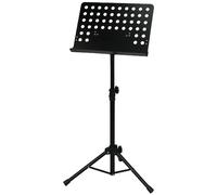 Orquesta, Negro, Metal, Negro, Plegable, perforada, extraíble, Tubo de conexión, altura: 67 x 120 cm
