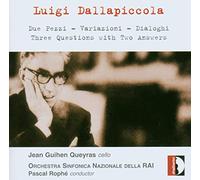 Orquesta Sinfonica Nazionale Della Rai Queyras, Jean-Guihen Rophe, Pascal - Dallapiccola: Obras Orquestales
