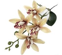 Orquídea artificial de Asia oriental formada a partir de EVA para decoración de mesa de invitados de boda Acento de comedor e imágenes de marketing digital (J)