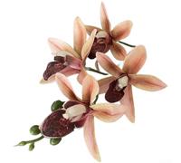 Orquídea artificial de Asia oriental formada a partir de EVA para decoración de mesa de invitados de boda Acento de comedor e imágenes de marketing digital (K)