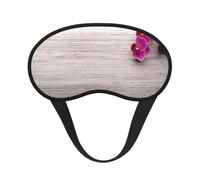 Orquídea estampada, Cubiertas oculares completas, antifaces para dormir que bloquean la luz, orejeras opacas para dormir