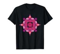Orquídea Mandala Geometría Sagrada Meditación Floral Camiseta