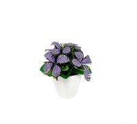 Orquídea mariposa artificial bonsái plástico decoración de flores falsas