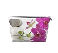 orquídea Morada, Bolsa de artículos de tocador Bolsa de Maquillaje Bolsa de cosméticos Bolsa de artículos de tocador de Viaje portátil