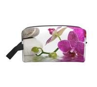 orquídea Morada, Bolsa de Maquillaje Bolsa de cosméticos Bolsa de artículos de tocador de Viaje portátil Organizador de Bolsa de Maquillaje