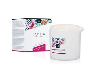 [Orquídea Vela de Masaje] Exotiq Massage Candle Bamboo Orchids (200 ml) Obtenga su spa en casa