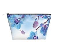 Orquideas Flores Naturales, Bolsa de artículos de tocador Bolsa de Maquillaje Bolsa de cosméticos Bolsa de artículos de tocador de Viaje portátil