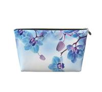 Orquideas Flores Naturales, Bolsa de Maquillaje Bolsa de cosméticos Bolsa de artículos de tocador de Viaje portátil Bolsa de artículos de tocador