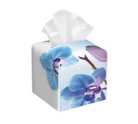Orquídeas Flores Naturales,Dispensador de pañuelos, Funda para Caja de pañuelos, dispensador de pañuelos