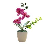 Orquídeas mariposa realistas resistentes a la decoloración simulación de plantas en maceta para centros de mesa de boda y decoración de habitación modernas orquídeas sintéticas centros de mesa de