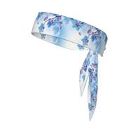 Orquídeas y Flores Naturales, Cinta para la Cabeza, Diadema Deportiva con Lazo, Cinta para el Sudor Multiusos para Hombres y Mujeres.