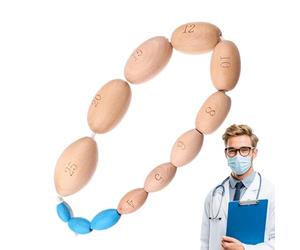 Orquidometro De Madera,Accesorio De La Endocrina,Evaluación Del Tamaño Testicular - Para Hospital, Clínica, Hogar, Laboratorio, Endocrinólogo, Pediatra Y Educación