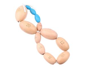 Orquidometro Prader - Instrumento De Medición De Endocrina De Madera, Formación Clínica | Estructura De La Herramienta De Evaluación De Precisión Para La Endocrinología Pediátrica Del Laboratorio