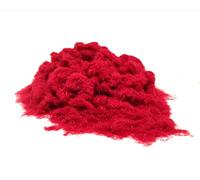 orra de fibra de nailon, fibras de flocado para bricolaje, fibras de nailon de 1 mm, para salpicaderos, restauración de vehículos (Chilli Rojo)