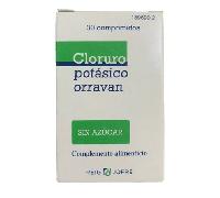 Orravan Cloruro Potásico Aromatizado 30 Comprimidos