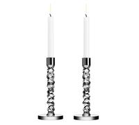 Orrefors 2 Candelabros Carat set de 2