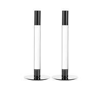 Orrefors 2 Candelabros Lumiere 26.5 cm transparente