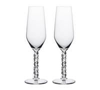 Orrefors 2 Copas de champagne Carat 24 cl transparente