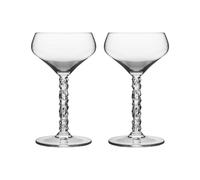 Orrefors 2 Copas de cóctel Carat transparente