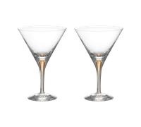 Orrefors 2 Copas martini Intermezzo 25 cl Oro