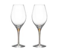 Orrefors 2 Copas vino Intermezzo Balance 44 cl Oro