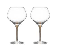 Orrefors 2 Copas vino Intermezzo Bouquet 70 cl Oro
