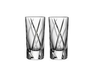 Orrefors 2 Vasos de chupito City set de 2