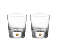 Orrefors 2 Vasos Intermezzo doble old fashioned 40 cl Oro