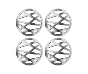 Orrefors 4 Posavasos City acero inoxidable