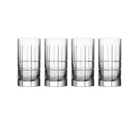 Orrefors 4 Vasos alargados Street 45 cl Transparente