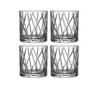 Orrefors 4 Vasos City Double Old Fashioned 34 cl
