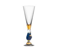 Orrefors Copa de champán The Sparkling Devil 19 cl azul