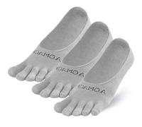 OrrinSports Calcetines de Dedos Mujer - Tobilleras Invisibles No Show Antideslizantes - Pack de 3 Pares