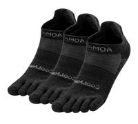 OrrinSports Calcetines Técnicos Coolmax de Dedos Individuales - 3 Pares Unisex para Running - Tobilleros Transpirables