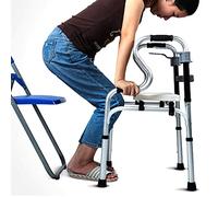 ors Andador vertical sin ruedas con asiento, ayuda para caminar de movilidad progresiva liviana para adultos discapacitados, mujeres mayores, hombres, carga 400 libras