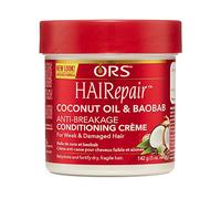 ORS Hairepair Crema acondicionadora anti-roturas de aceite de coco y baobab, 142 gr